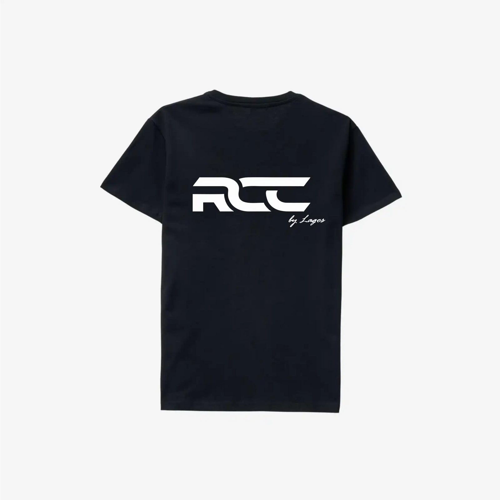 Czarny T-shirt RCustomCars — widok z tyłu